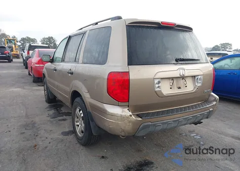 2003 Honda Pilot Ex-L from USA, damaged, VIN 2HKYF18543H539736